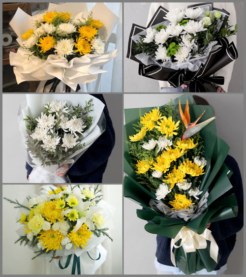 安徽亳州市利辛县城北镇陆桃园村白事花束代送